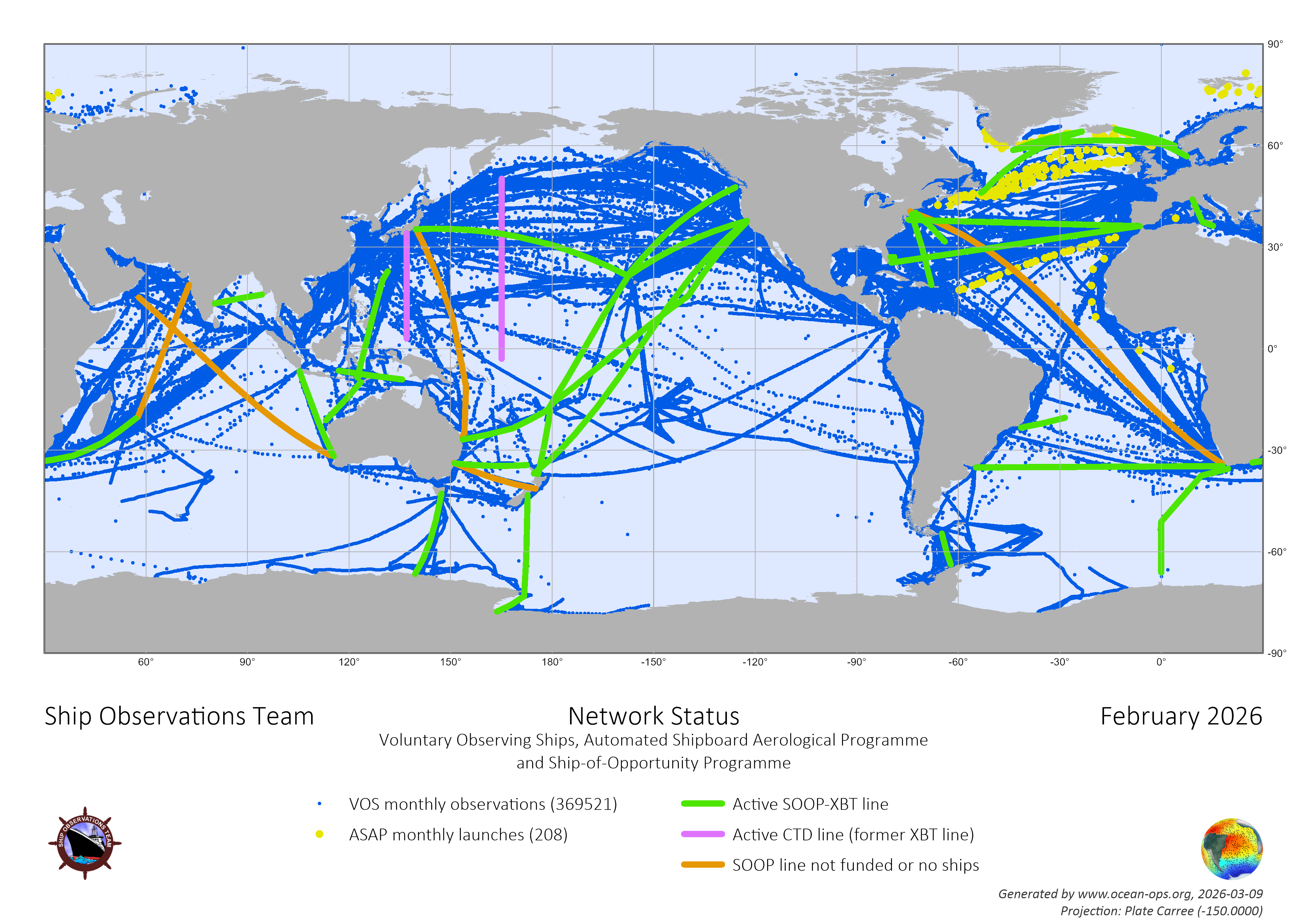 a sample map of oceanops